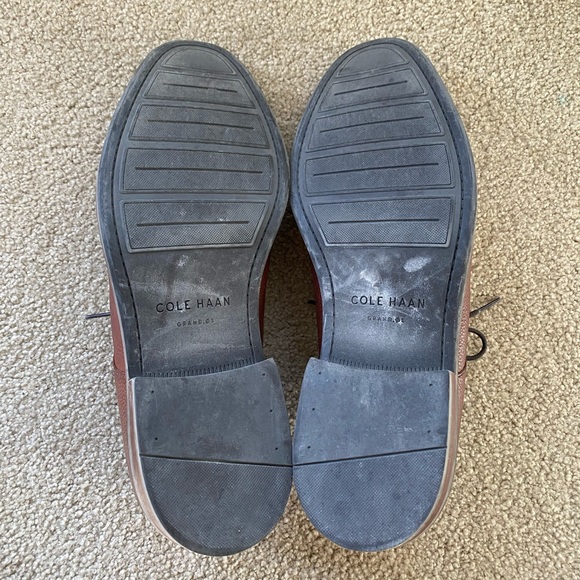 Cole Haan Grand.OS Tan Dress Shoes - Size 12 - Picture 6 of 6